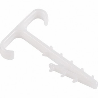 Дюбель-хомут REXANT нейлоновый Т-образный белый, 100 шт. Дюбель-хомут REXANT нейлоновый Т-образный белый, 100 шт.