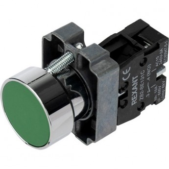 Кнопка REXANT XB2 зеленая Кнопка REXANT XB2 зеленая