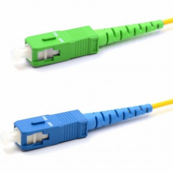 Патч-корд REXANT 9/125 (OS2) SC/APC-SC/UPC LSZH оптический переходной 10м Патч-корд REXANT 9/125 (OS2) SC/APC-SC/UPC LSZH оптический переходной 10м