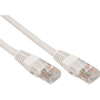 Патч-корд REXANT U/UTP 5e, RJ45-RJ45, неэкранированный, 26AWG, LSZH, серый, 1 м