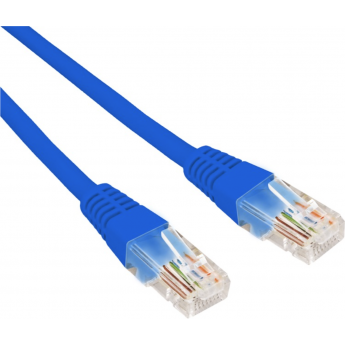 Патч-корд REXANT U/UTP 6, RJ45-RJ45, неэкранированный, 26AWG, LSZH, синий, 5 м