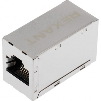 Проходной адаптер REXANT RJ-45(8P-8C) FTP гнездо-гнездо Проходной адаптер REXANT RJ-45(8P-8C) FTP гнездо-гнездо