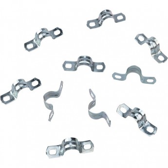 Скоба REXANT СМД 12-13 двухлапковая для металлорукава 8 мм, 10 шт. Скоба REXANT СМД 12-13 двухлапковая для металлорукава 8 мм, 10 шт.