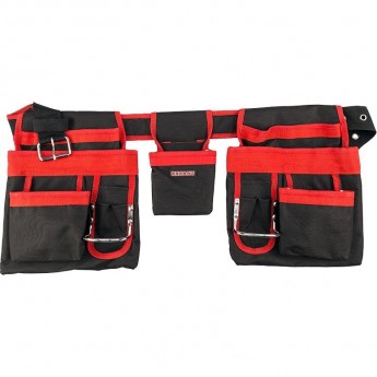 Сумка-пояс монтажника REXANT RE-15 двойная Сумка-пояс монтажника REXANT RE-15 двойная