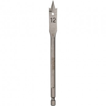 Сверло перовое по дереву REXANT 12х152 мм (шестигранный хвостовик) Сверло перовое по дереву REXANT 12х152 мм (шестигранный хвостовик)