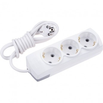 Удлинитель REXANT PREMIUM 3 гнезда, 5м, 3х1,5мм², с/з, белый Удлинитель REXANT PREMIUM 3 гнезда, 5м, 3х1,5мм², с/з, белый